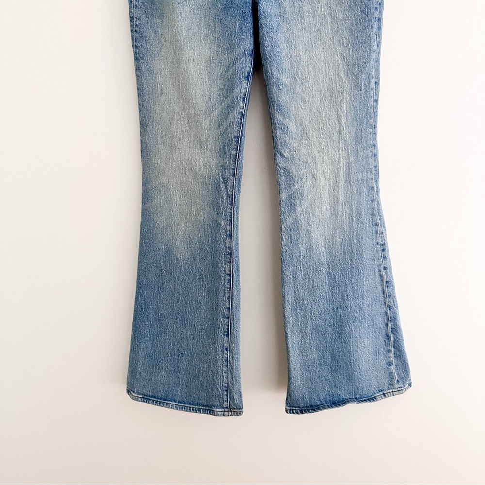 Madewell The Perfect Vintage Flare Leg Jeans | High Rise Medium Wash Denim - Picture 6 of 10